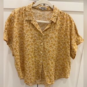 Madewell Floral (Daisies) Shirt - Size L
